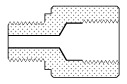 Pressure gauge connector, ICS; PM