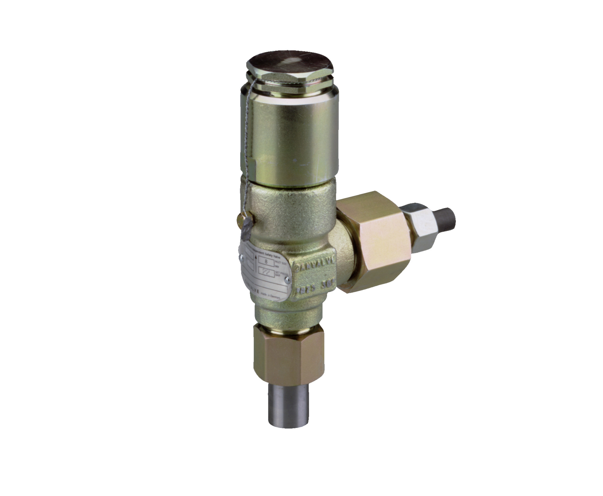 Safety relief valve, BSV 8, G, 18 bar