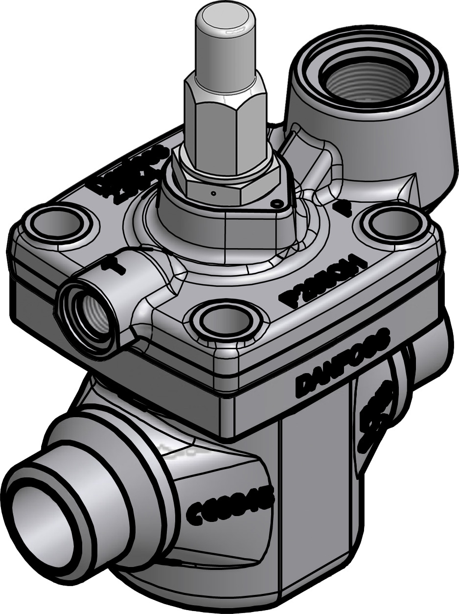 Pilot operated servo valve