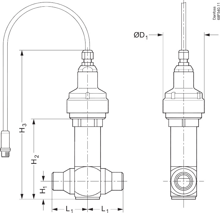 Electric regulating valve, CCM 30