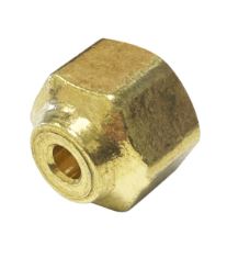 Fitting - Brass Reducing Flare Nut 3/8 F.Fl x 1/4 Tube