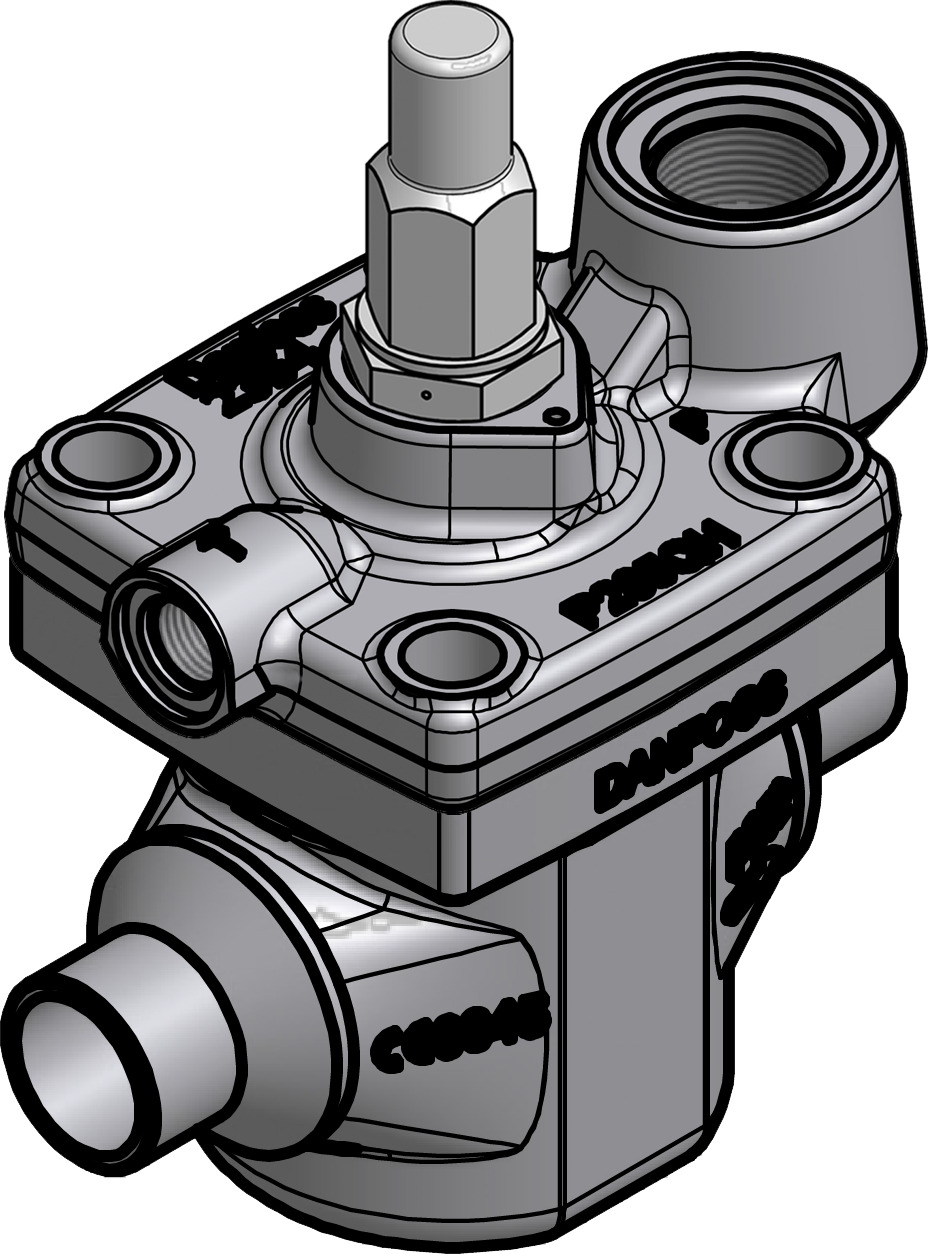 Pilot operated servo valve, ICS1 25-15, Soldering