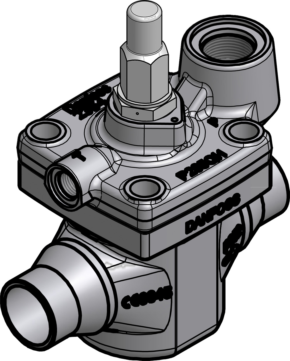 Pilot operated servo valve, ICS1 25-25, 28.0 mm