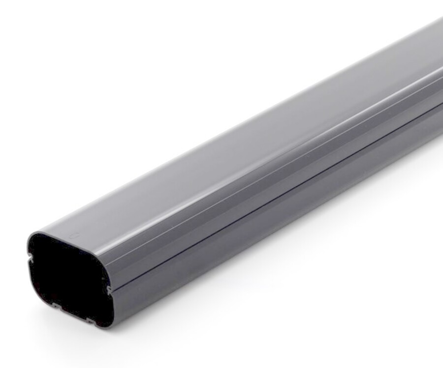 100mm Inaba - 2m Straight Main Trunking (Black)