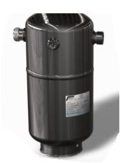 Receiver - Vertical 11.0L c/w Out RotolockSpud 1-1/4, 3/8NPT