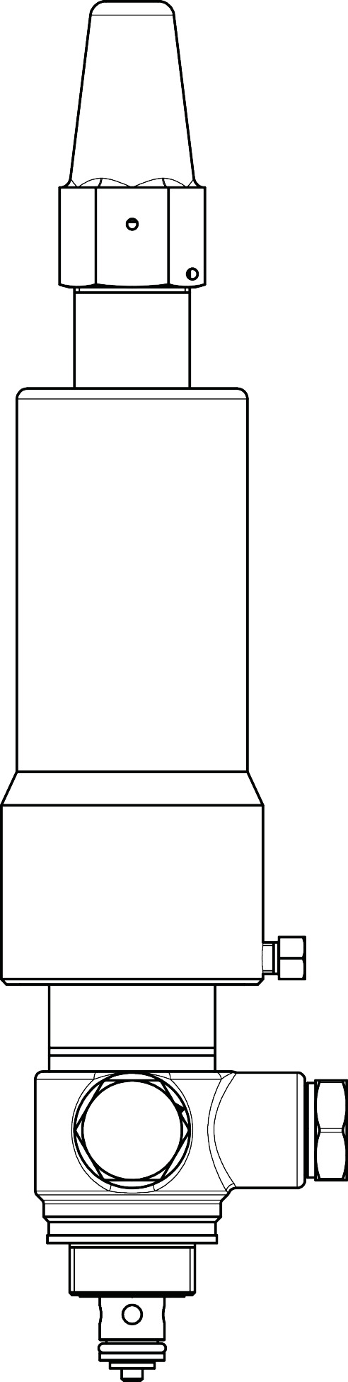 Pilot valve, CVC-M, Pressure-operated pilot valve