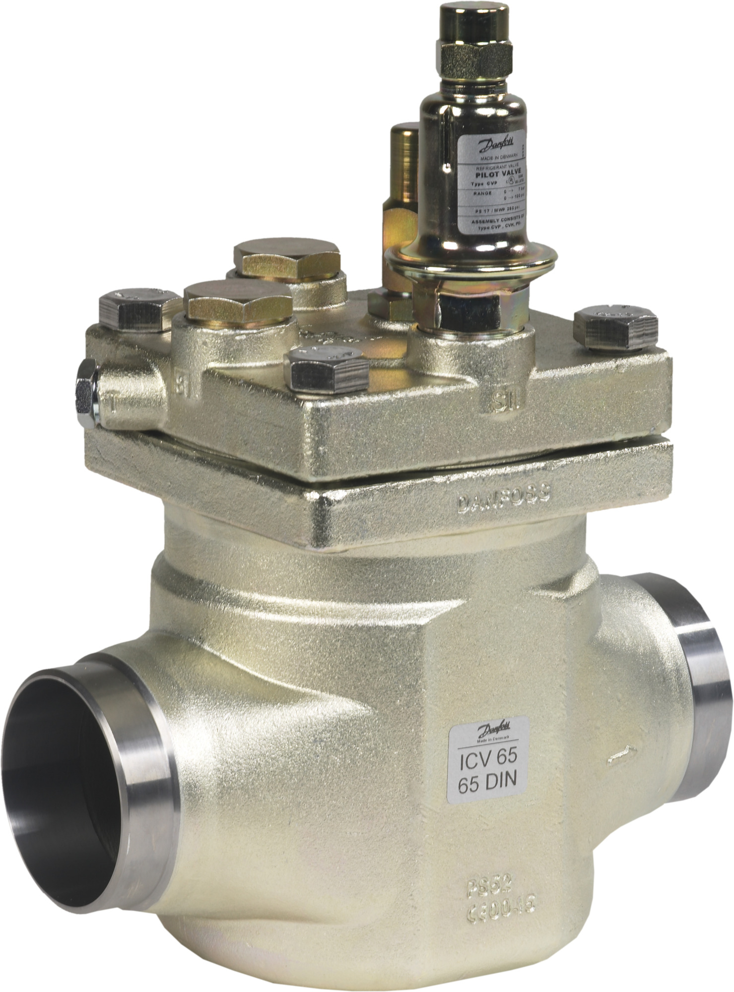 Pilot operated servo valve