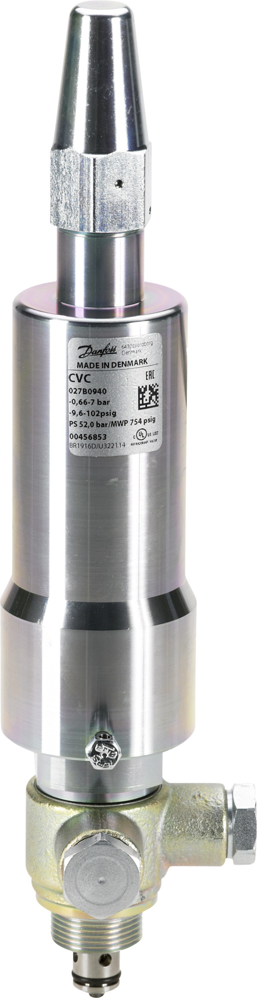 Pilot valve, CVC-M, Pressure-operated pilot valve