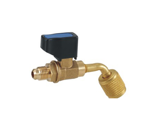 Value - Hose Adapter - 1/4"M SAE to 1/4"F SAE Angle 45° Valve