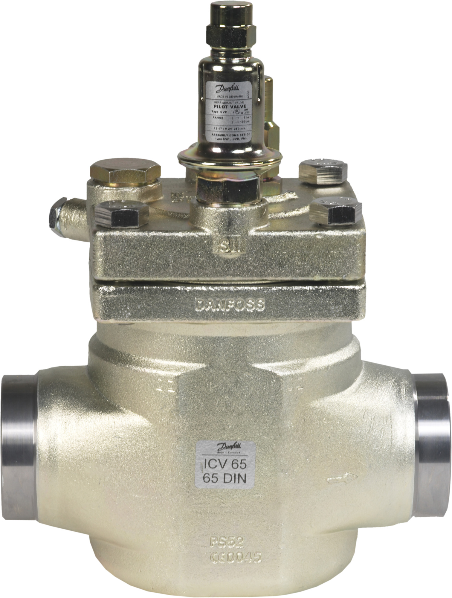 Pilot operated servo valve