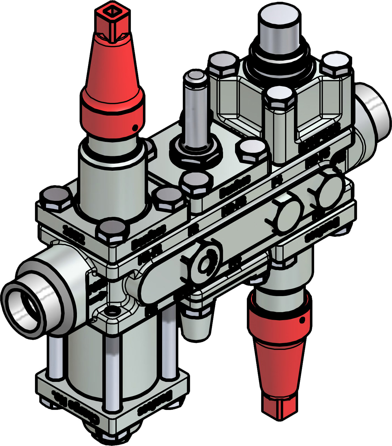 Valve station, ICF 20-6-5MA33, 20 mm, Connection standard: ASME B 16.11