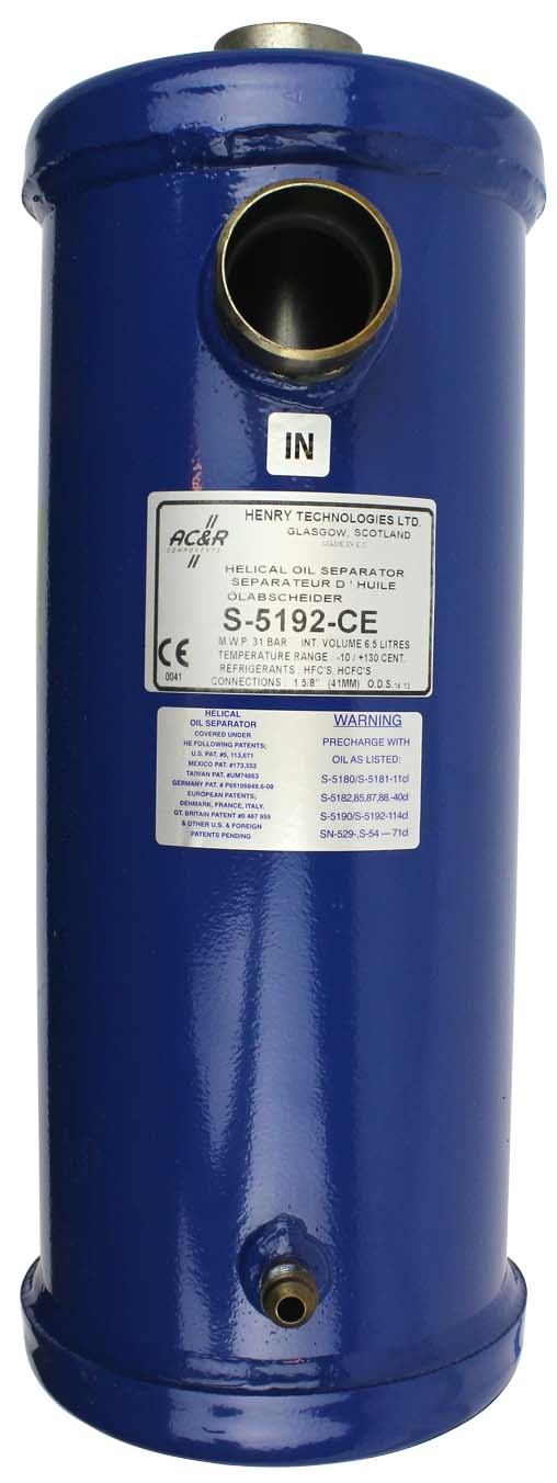 Oil Separator - Helical 1-5/8 F.Sw - Henry AC&R