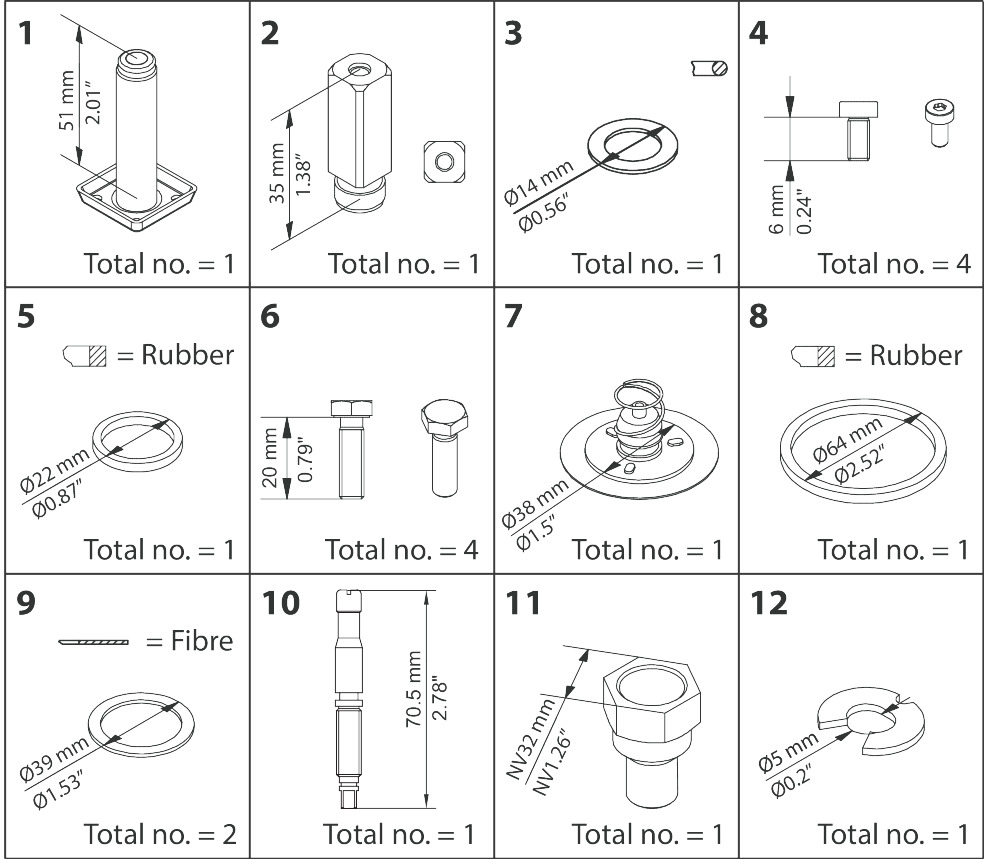 Overhaul kit, Overhaul kit