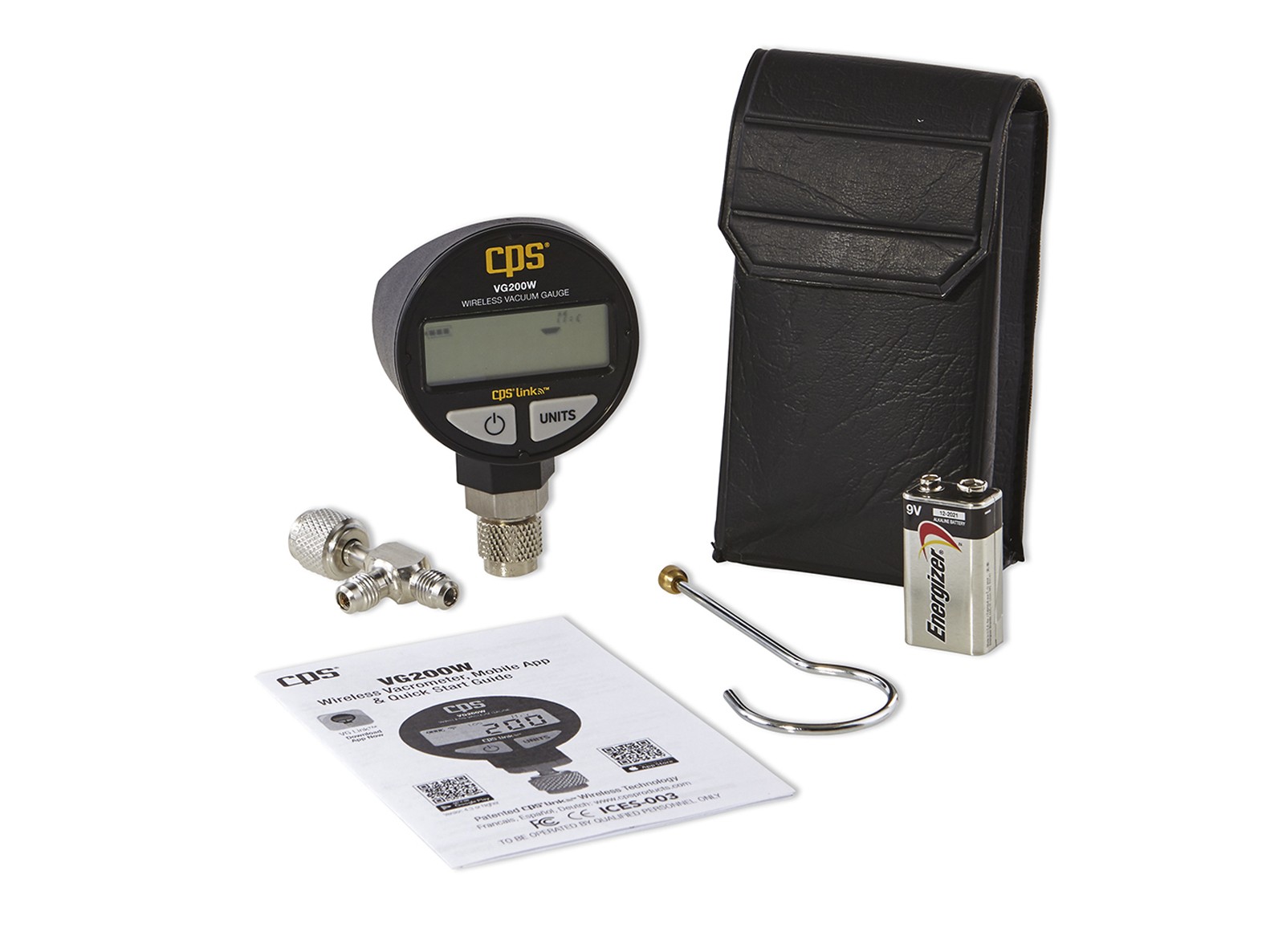 Blackmax Wiress VAC Gauge W-App Inc Data Logging & Analysis