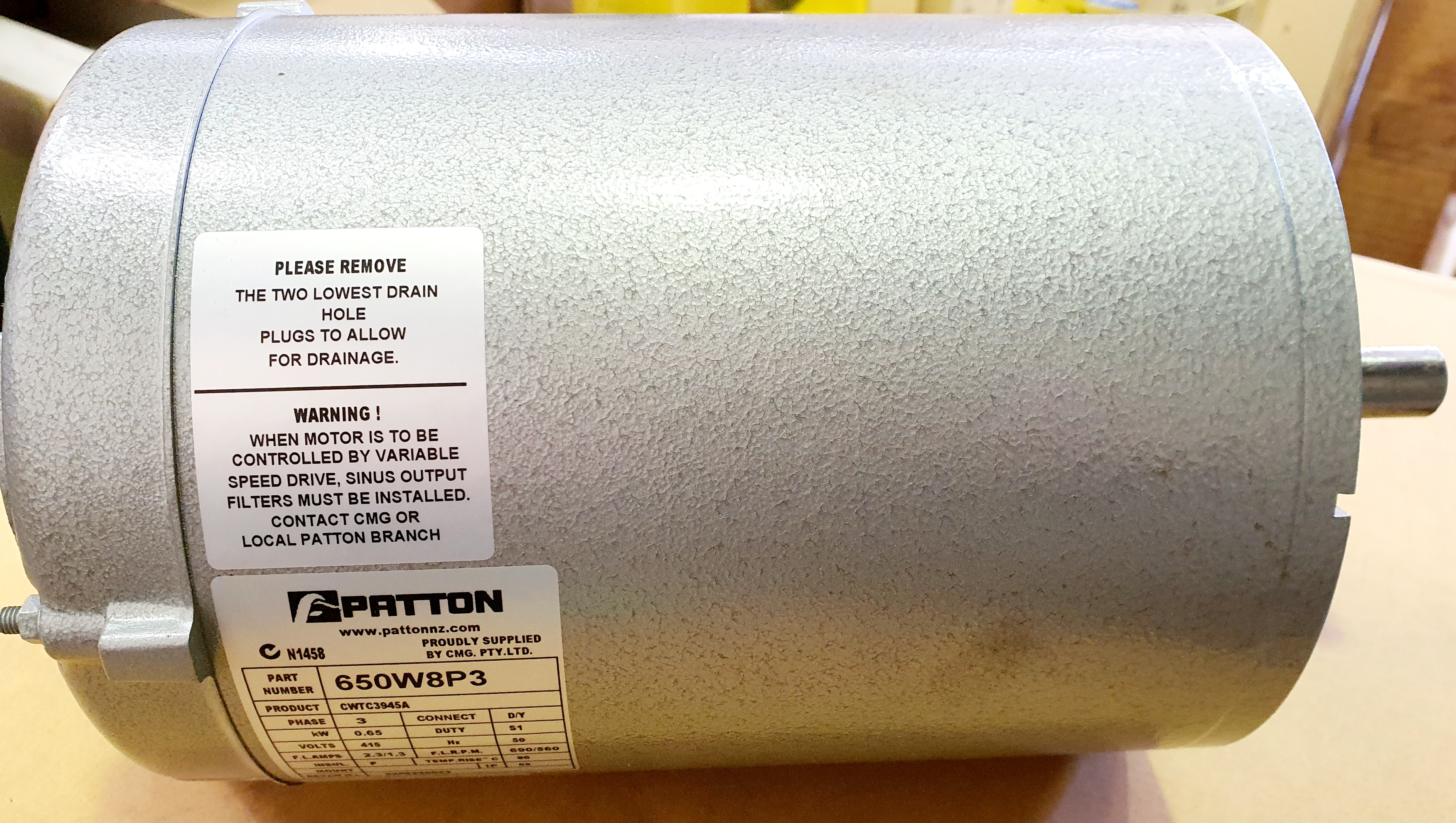 Motor - CMG 560/186w Three Phase 56 Frame