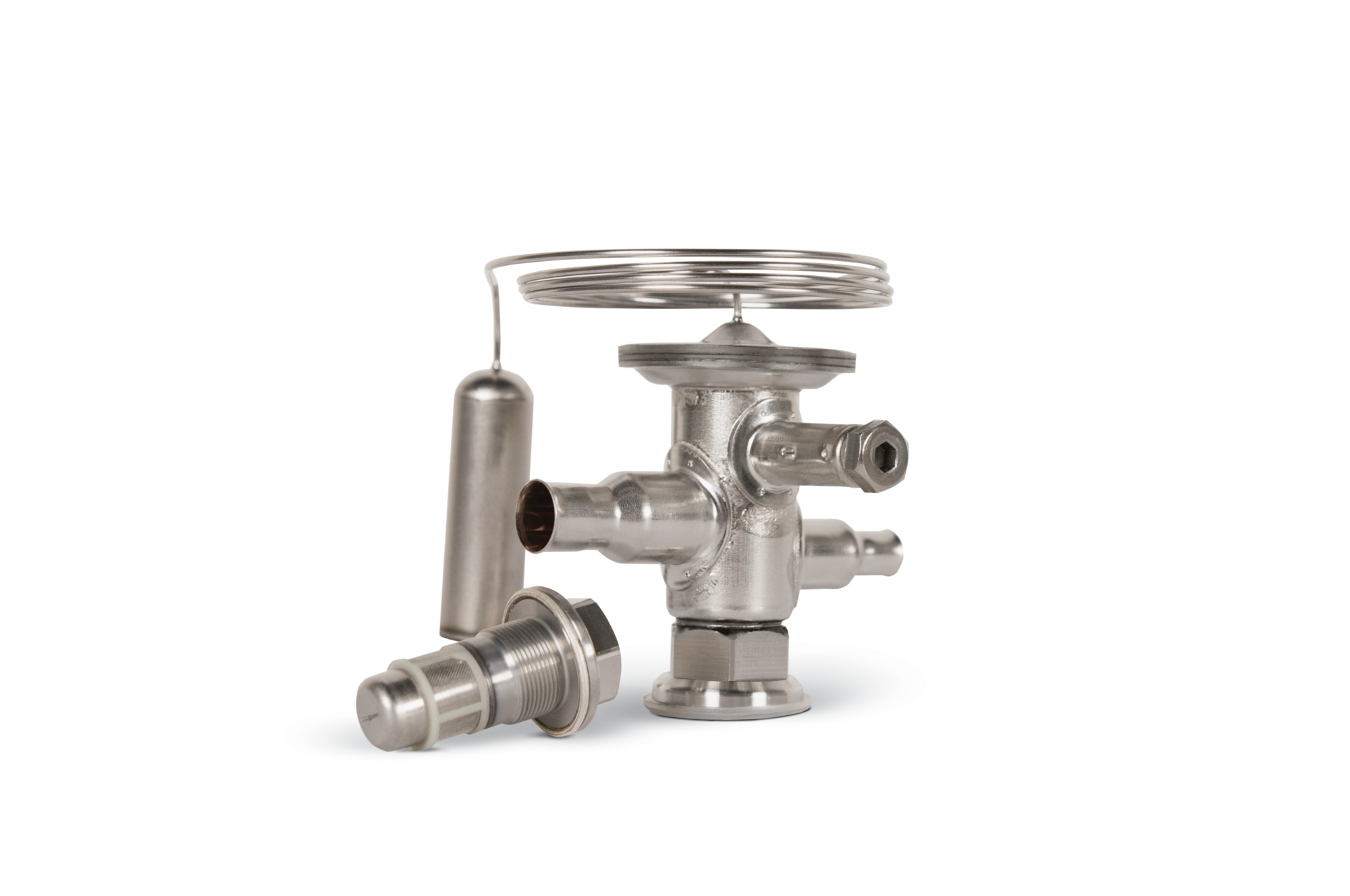 Thermostatic expansion valve, TUAE, R22/R407C