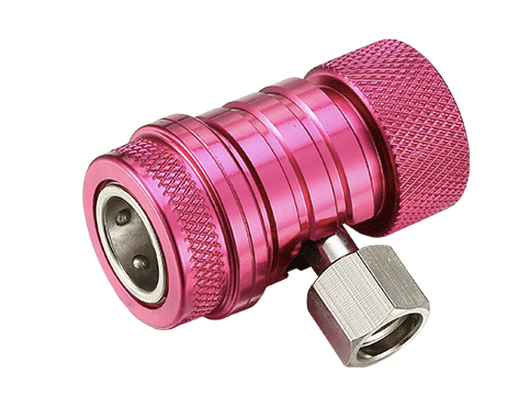 Automotive Highside Service Quick Coupling R134a Red