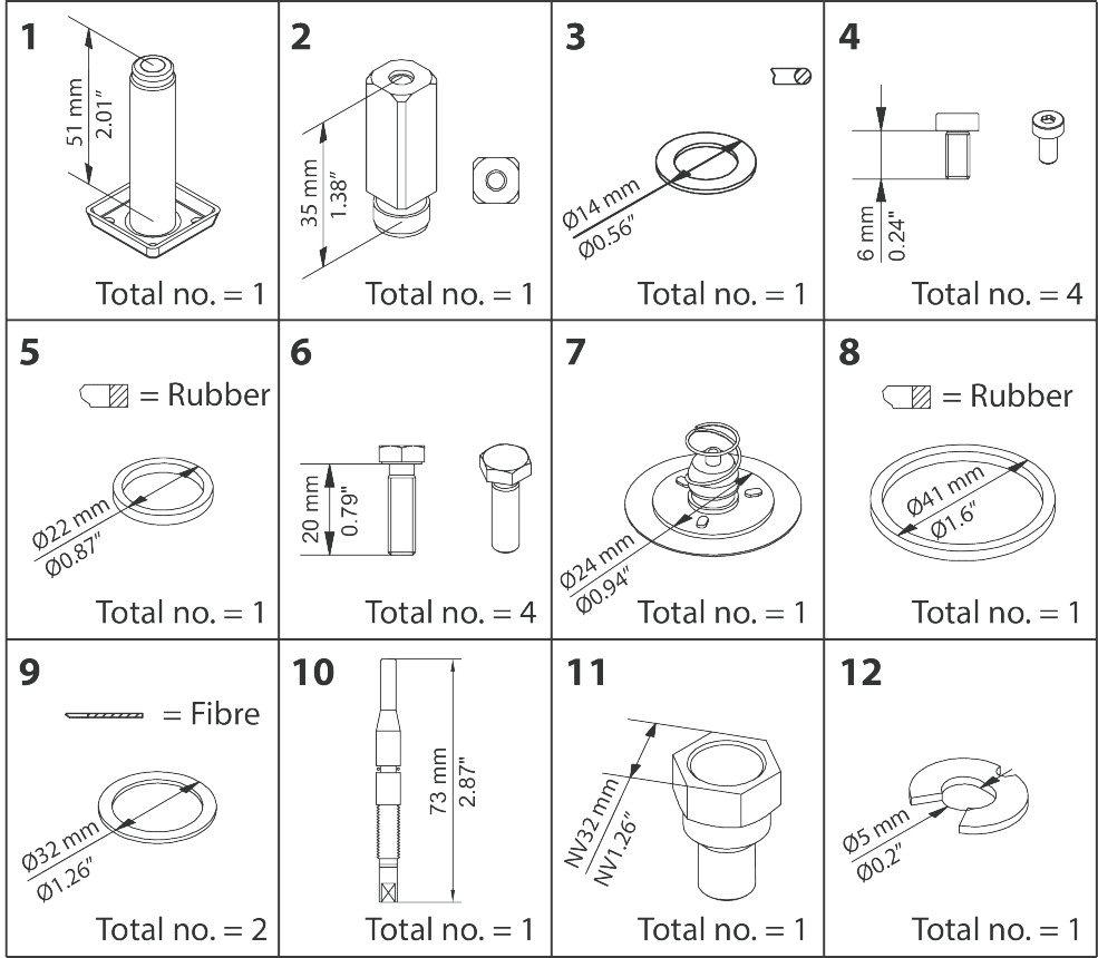 Overhaul kit, Overhaul kit