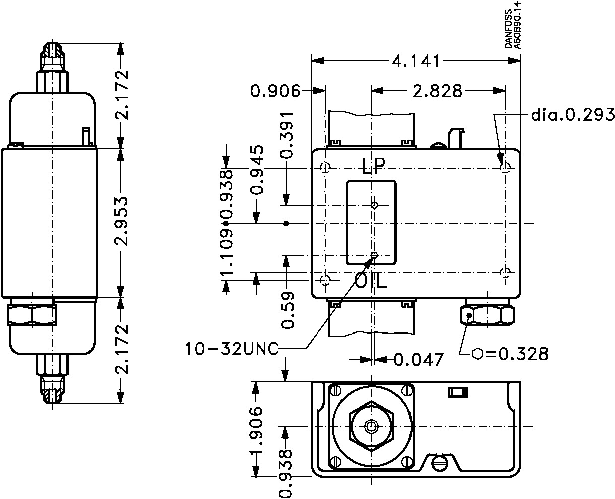 Differential pressure switch, MP55