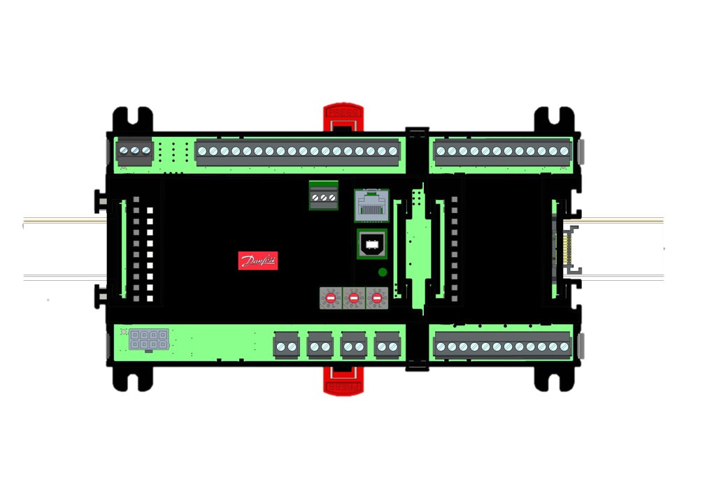 Case/room controller (EEV), AK-CC 750A