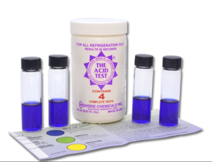 Acid test kit Highside- suitable for all oils (4 tests per kit)