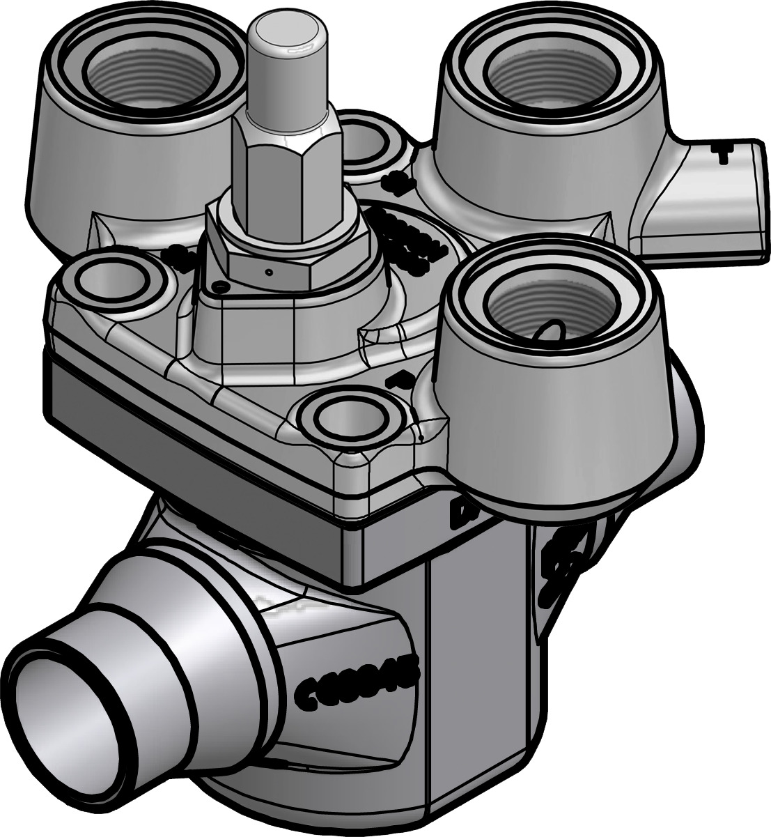 Pilot operated servo valve, ICS3 25-25, 28.0 mm