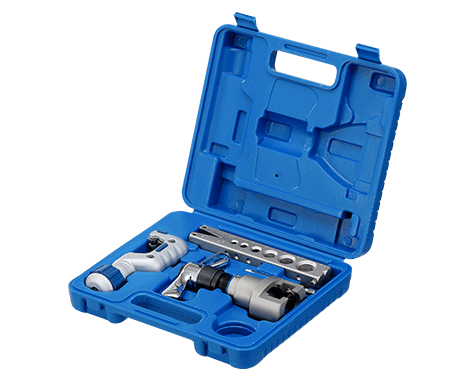 Value - Hand Tool - Flaring Tool Ratchet Type Kit 1/4”,5/16” c/w VTC-28B Tube Cutter