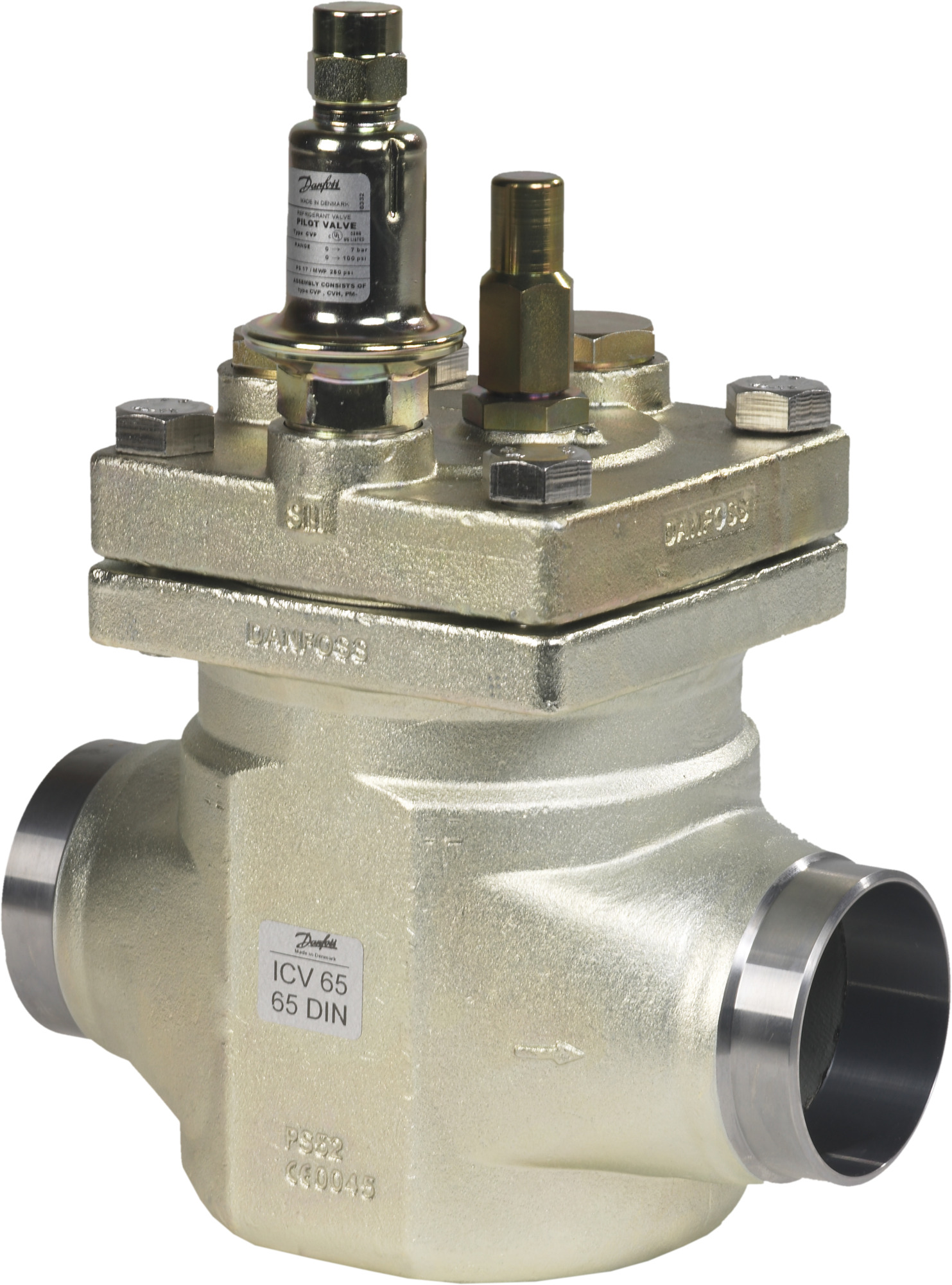 Pilot operated servo valve