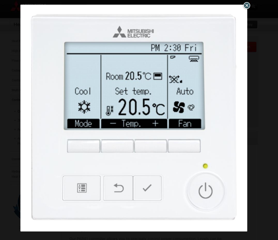PAR-41MAAM wall controller