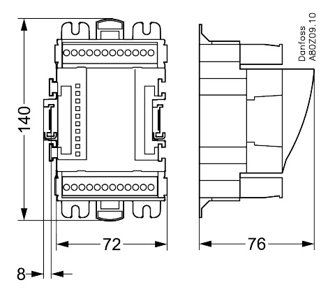 I/O module, AK-XM 107A