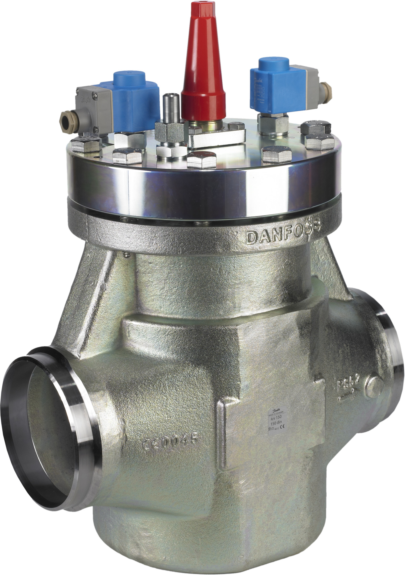 2-step solenoid valve, ICLX 150, 150.0 mm, Butt weld
