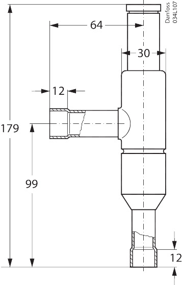 Hot gas bypass regulator, KVC 15