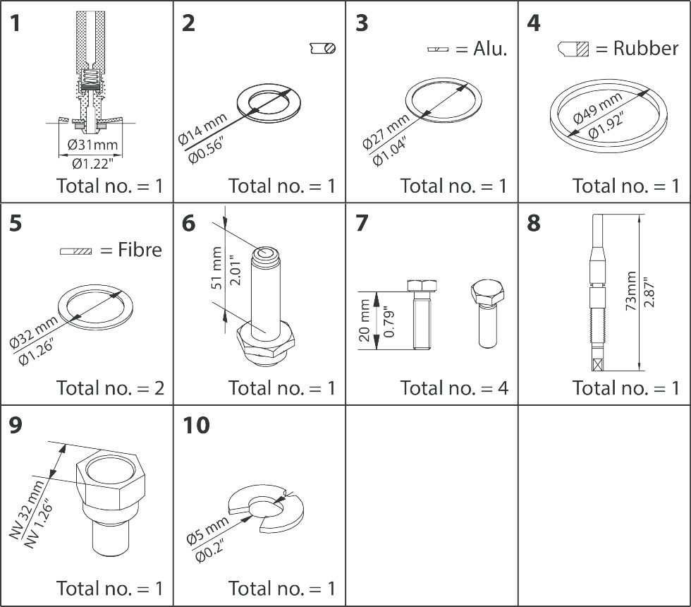 Overhaul kit, Overhaul kit