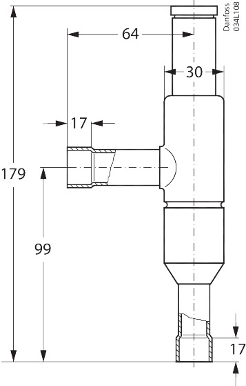 Hot gas bypass regulator, KVC 22