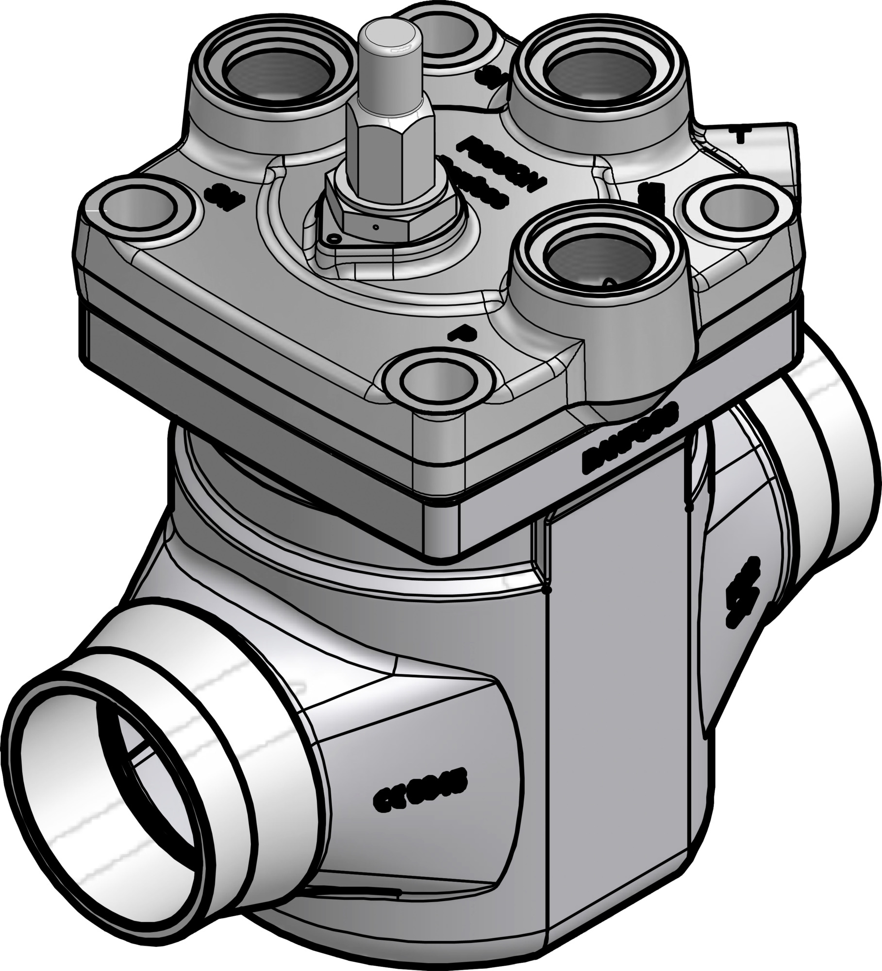 Pilot operated servo valve