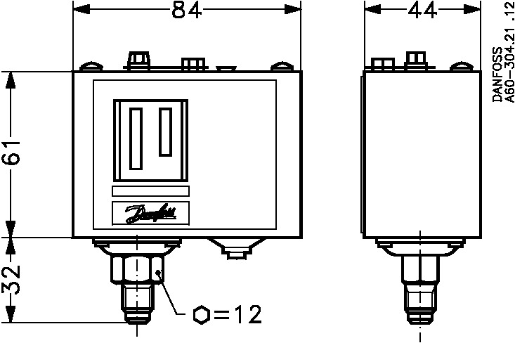 Pressure switch, KP1