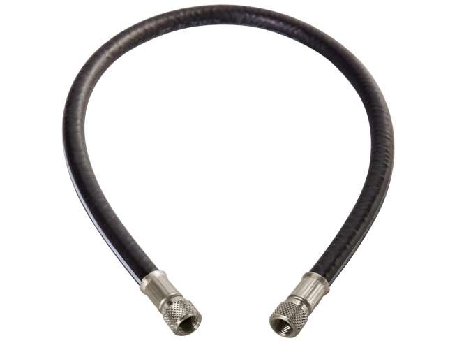 5' Black VAC Hose 3/8" Fittings